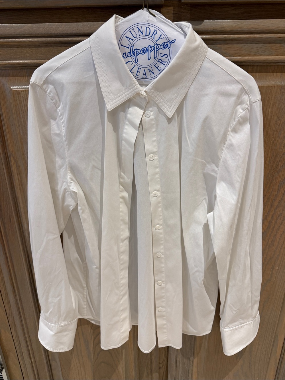 Lafayette 148 White Button Down Shirt